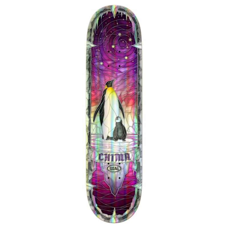 Chima Holographic Rainbow Foil Cathedral 8.25” Skateboard Deck
