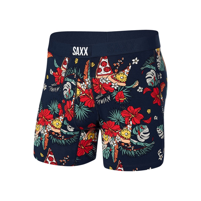 Ultra Super Soft Hawaiian Pizza Navy Boxer