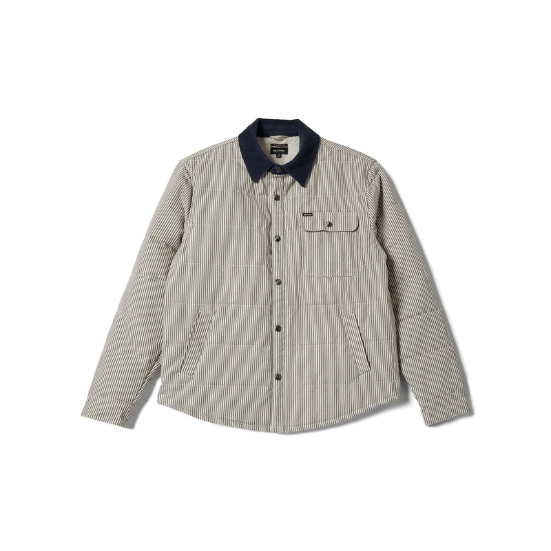Whitecap/Indigo Hickory Stripe Jacket