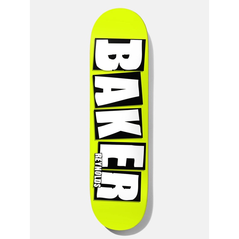 B2 Brand Name Neon Reynolds 8.38” Skateboard Deck