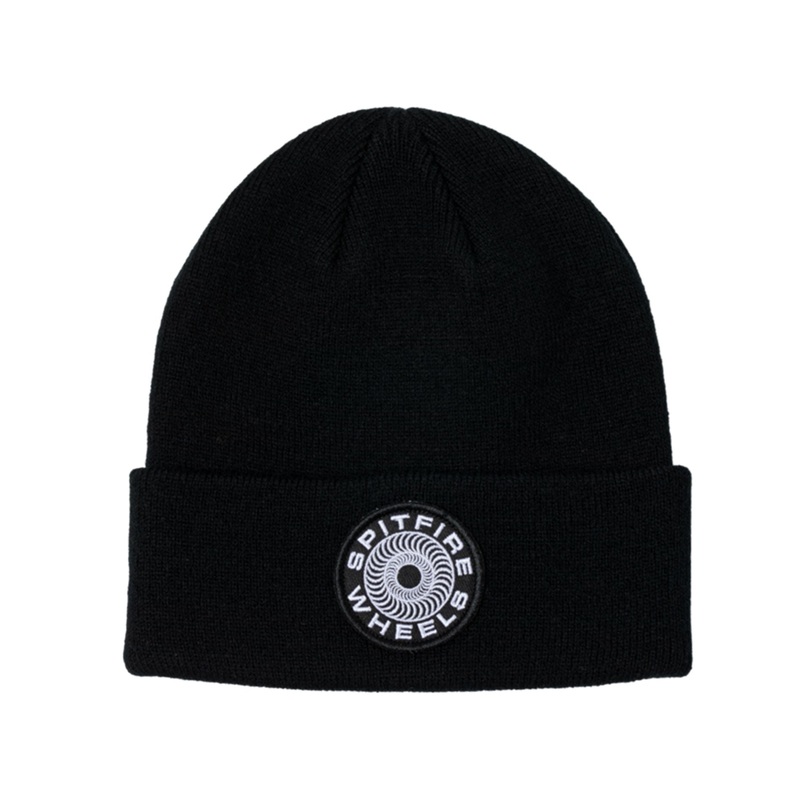 ’87 Swirl Patch Cuff Beanie