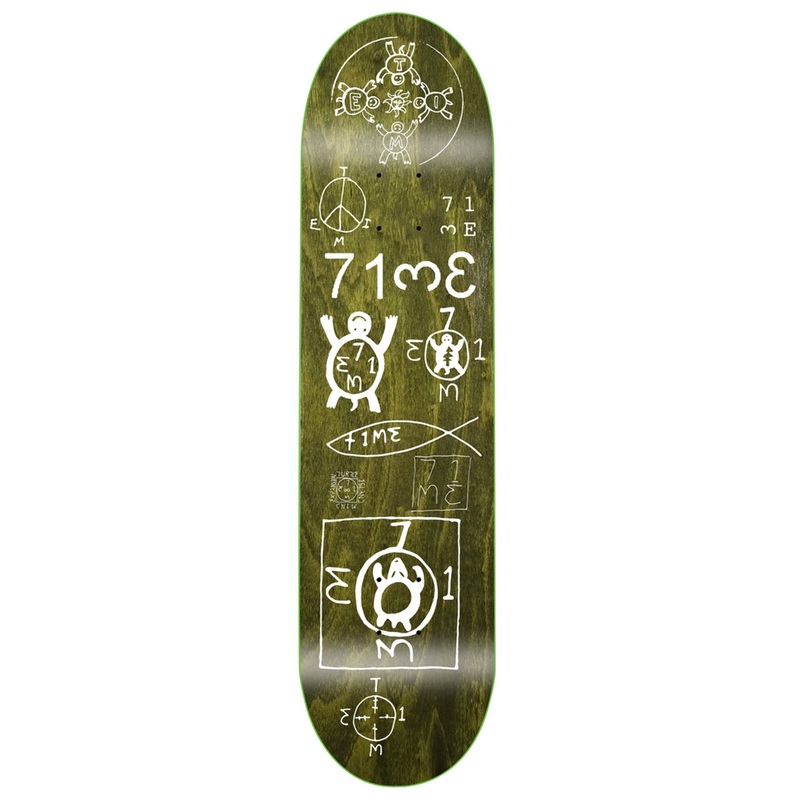 Test Press White 8.25” Skateboard Deck