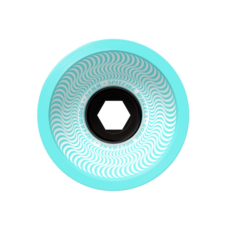 80Hd Superwide Seafoam Bleu Skateboard Wheels